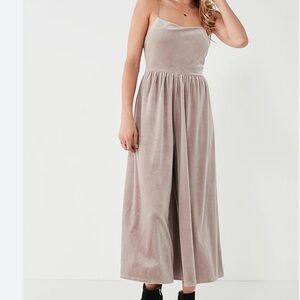 URBAN OUTFITTERS crushed velvet jumpsuit size XS